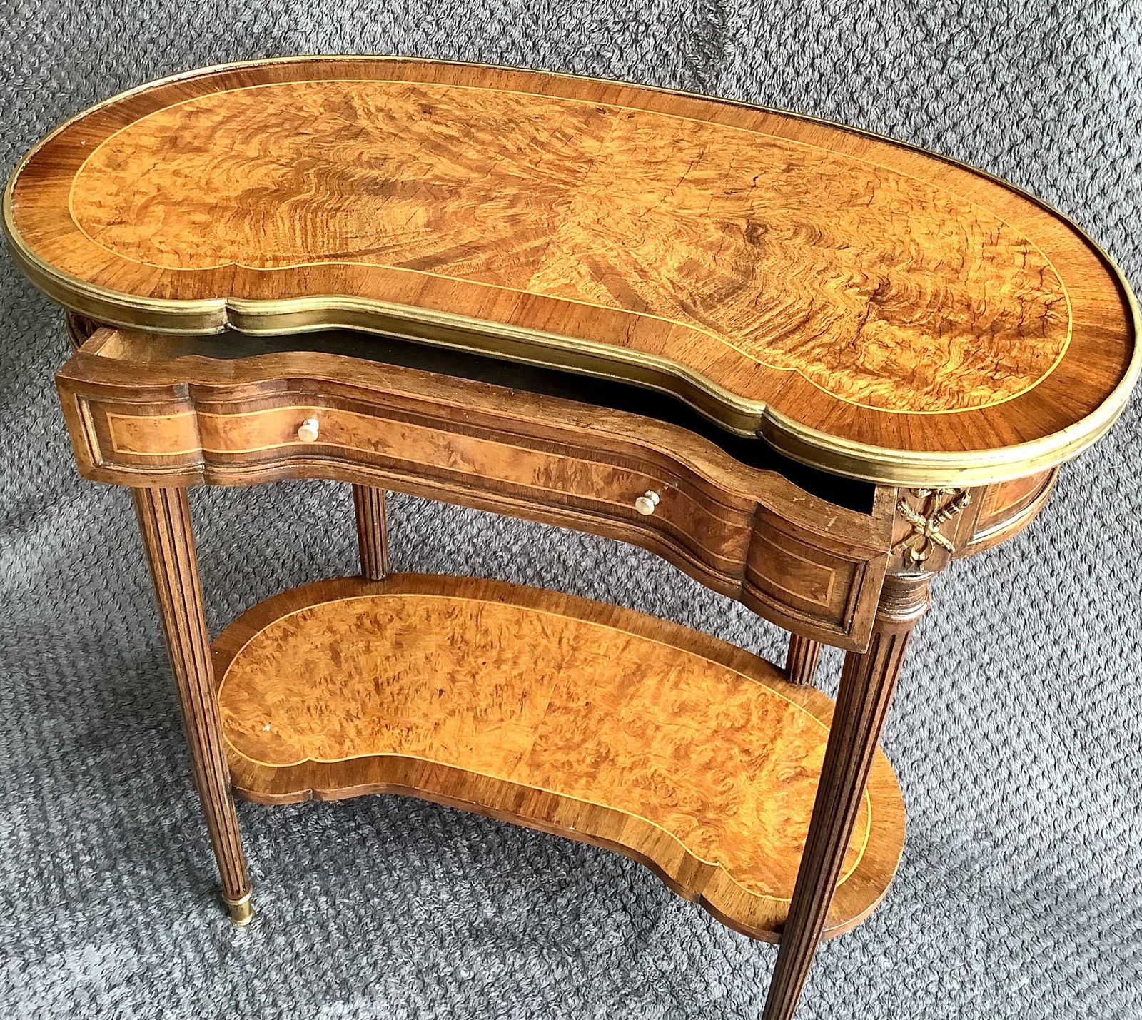 Pair Of Amboyna Bedside/Side Tables photo furniture