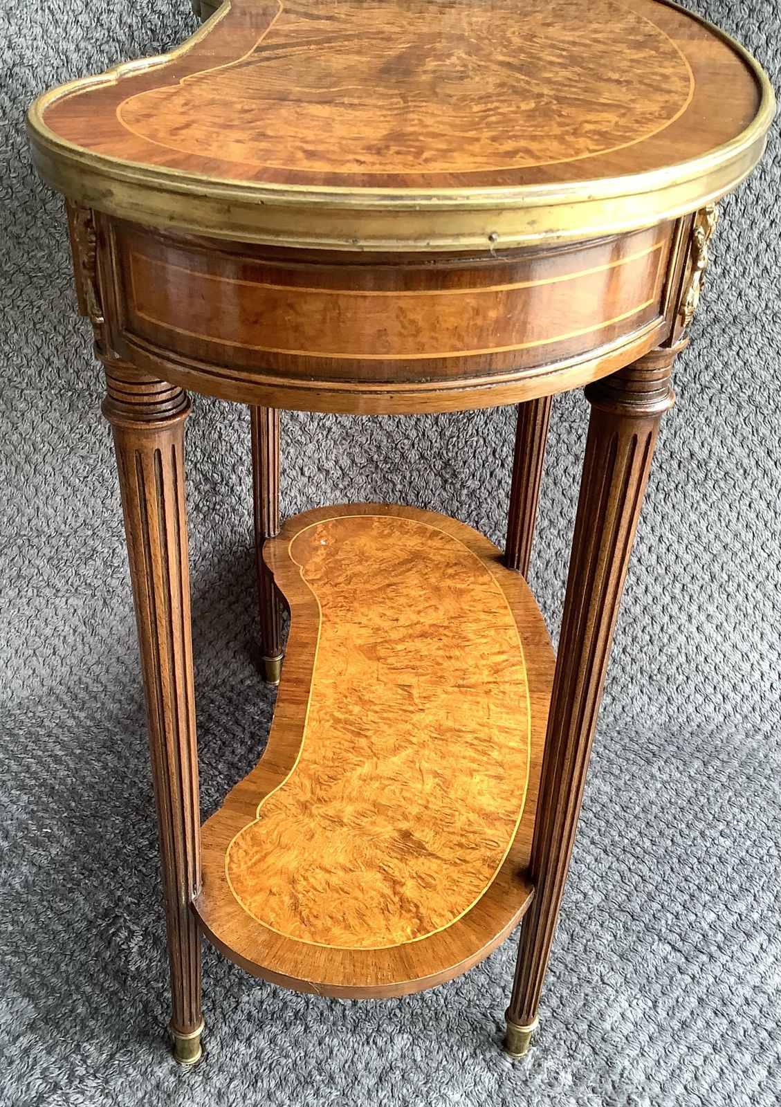 photo for sale Pair Of Amboyna Bedside/Side Tables