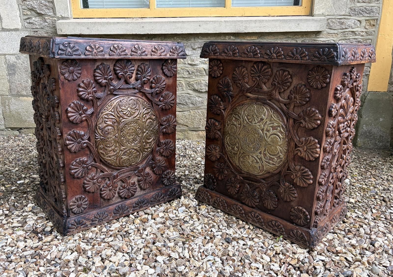Pair Of Anglo Indian Stick Stands photo for sale