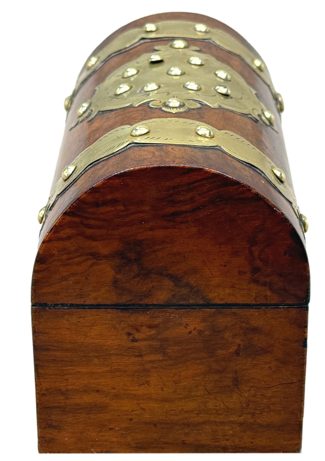 19th Century Burr Walnut Stationary Box (England, Circa 1860) photo Home Decor