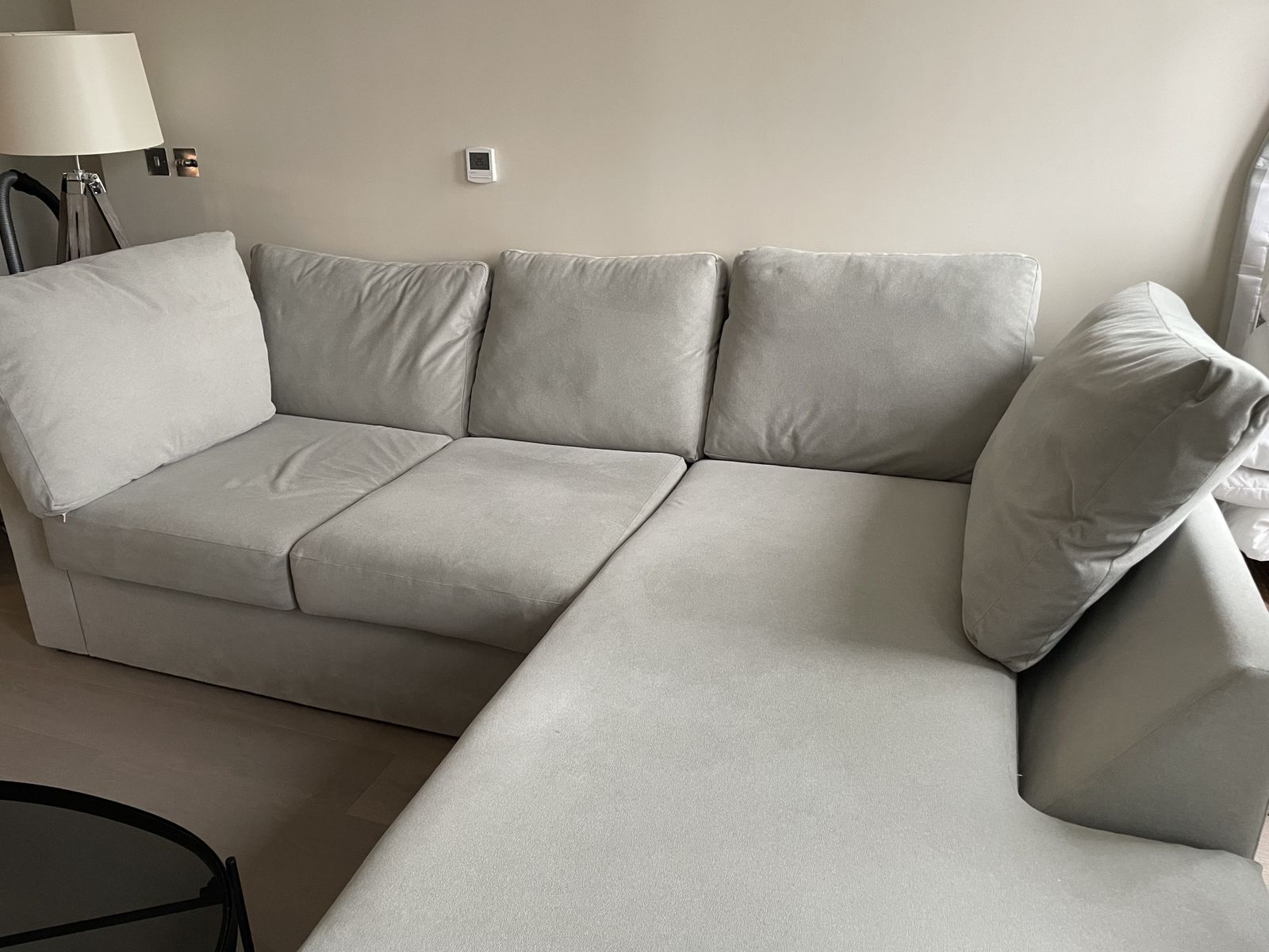 Darlings Of Chelsea Portland 4 Seater Chaise Sofa photo for sale