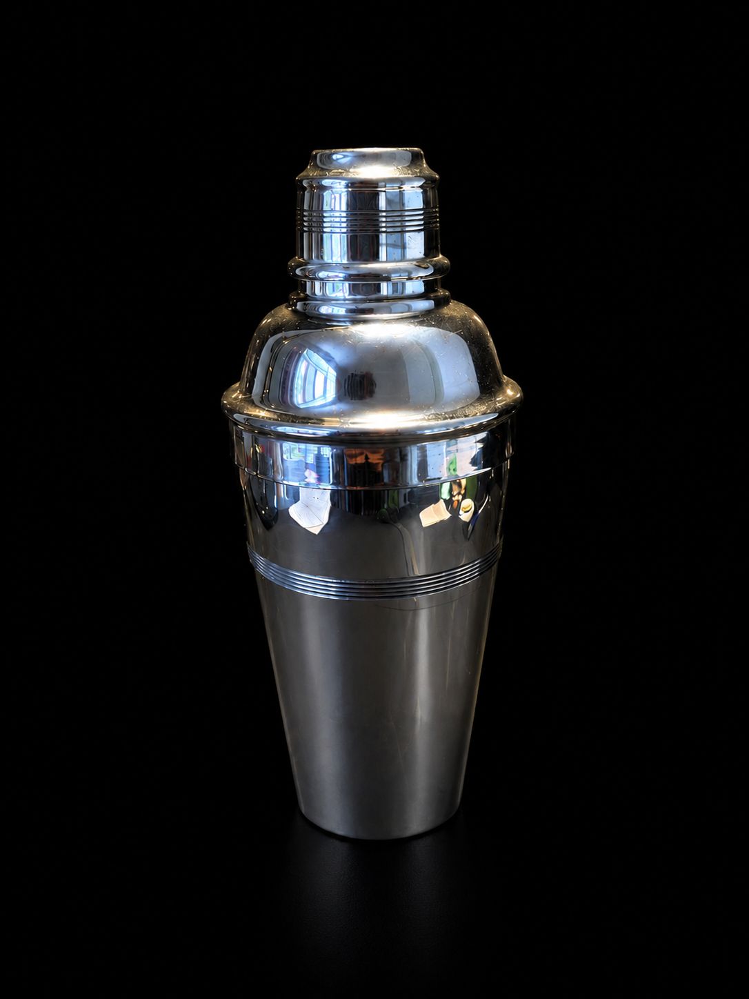 Art Deco Silver Plated Cocktail Shaker Mixer C1920 photo furniture