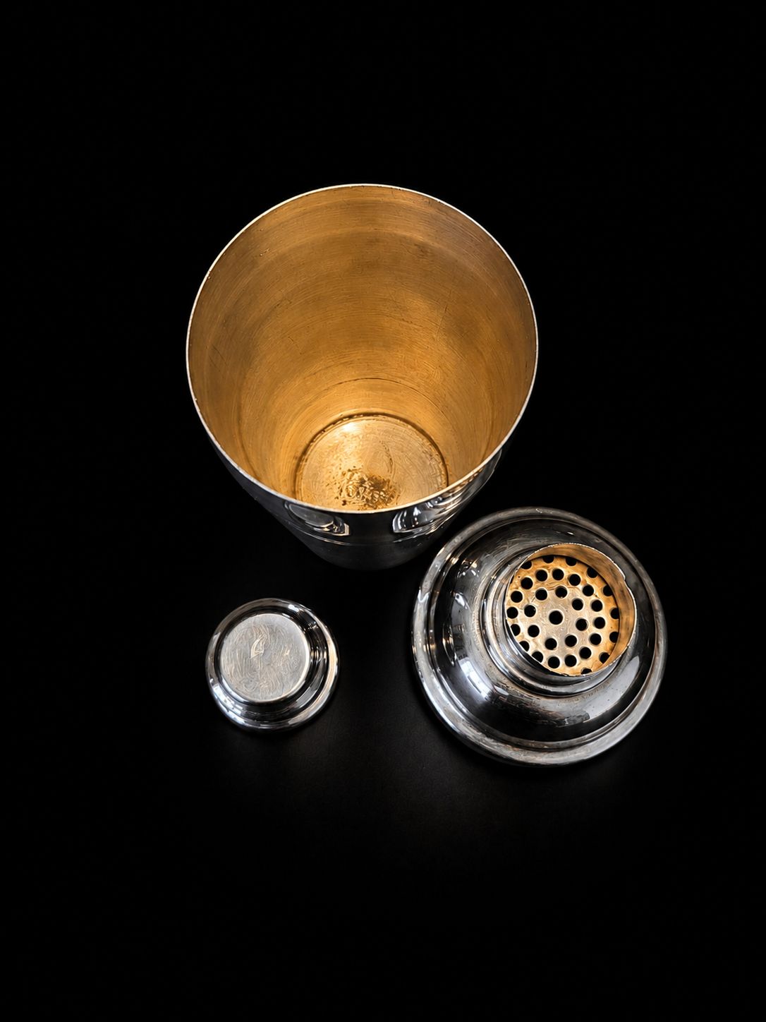 Art Deco Silver Plated Cocktail Shaker Mixer C1920 photo Home Decor