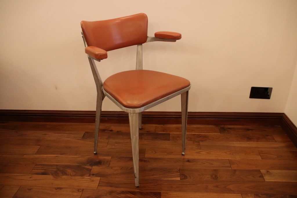 photo buy 10 Ernest Race Dining Chairs, 1950s