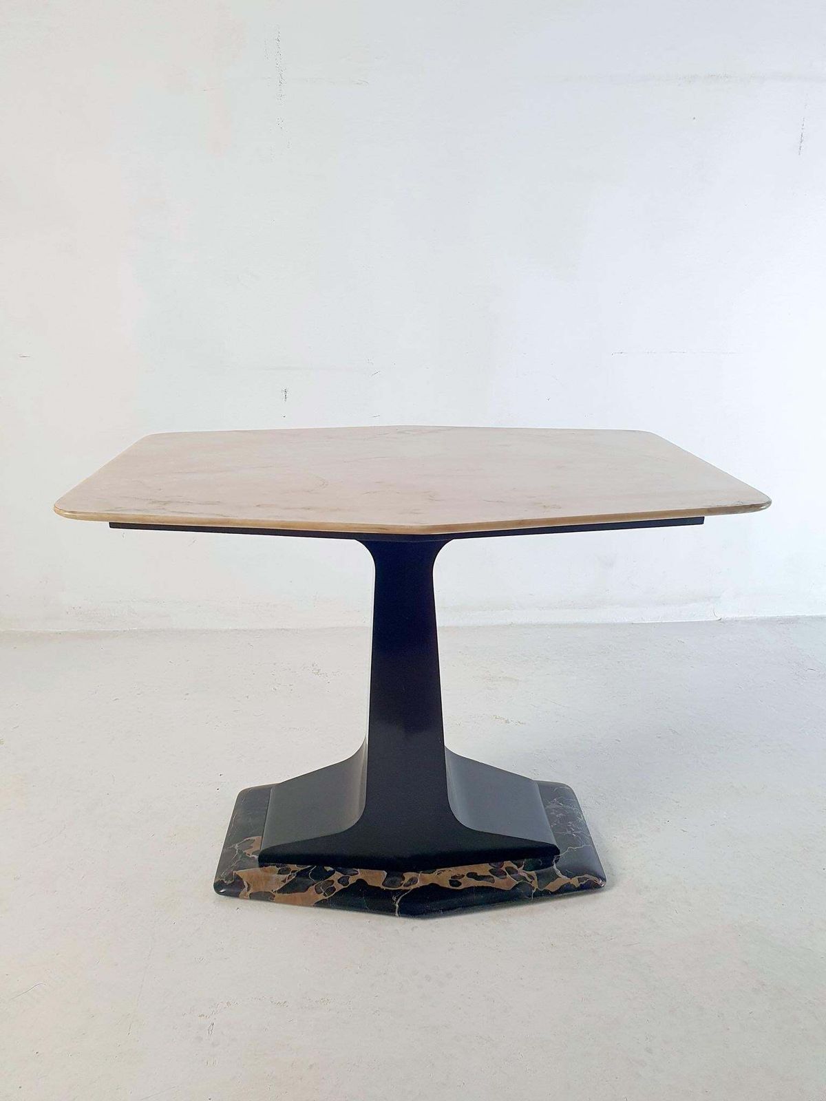 photo for sale Mid Century Modern Coffee Table By Cantu, Marble Top, Italy, 1959
