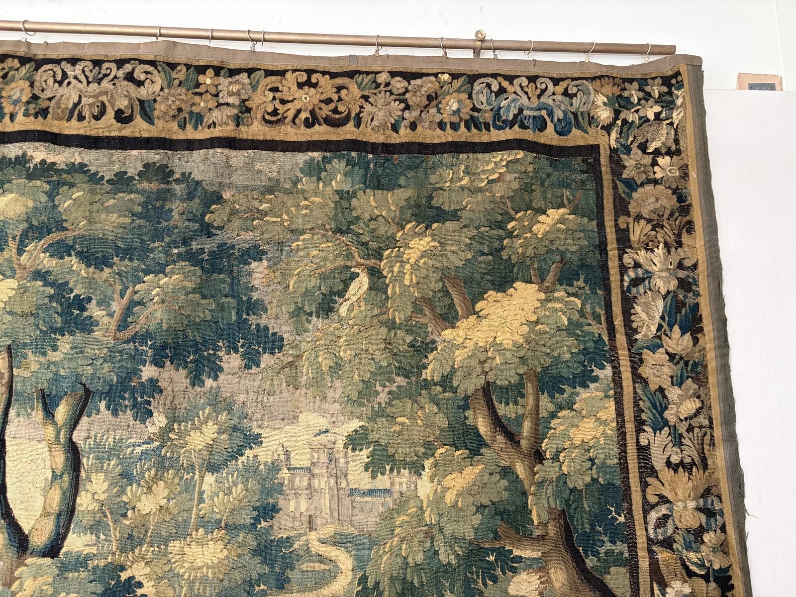 18th Century Aubusson Tapestry photo vintage