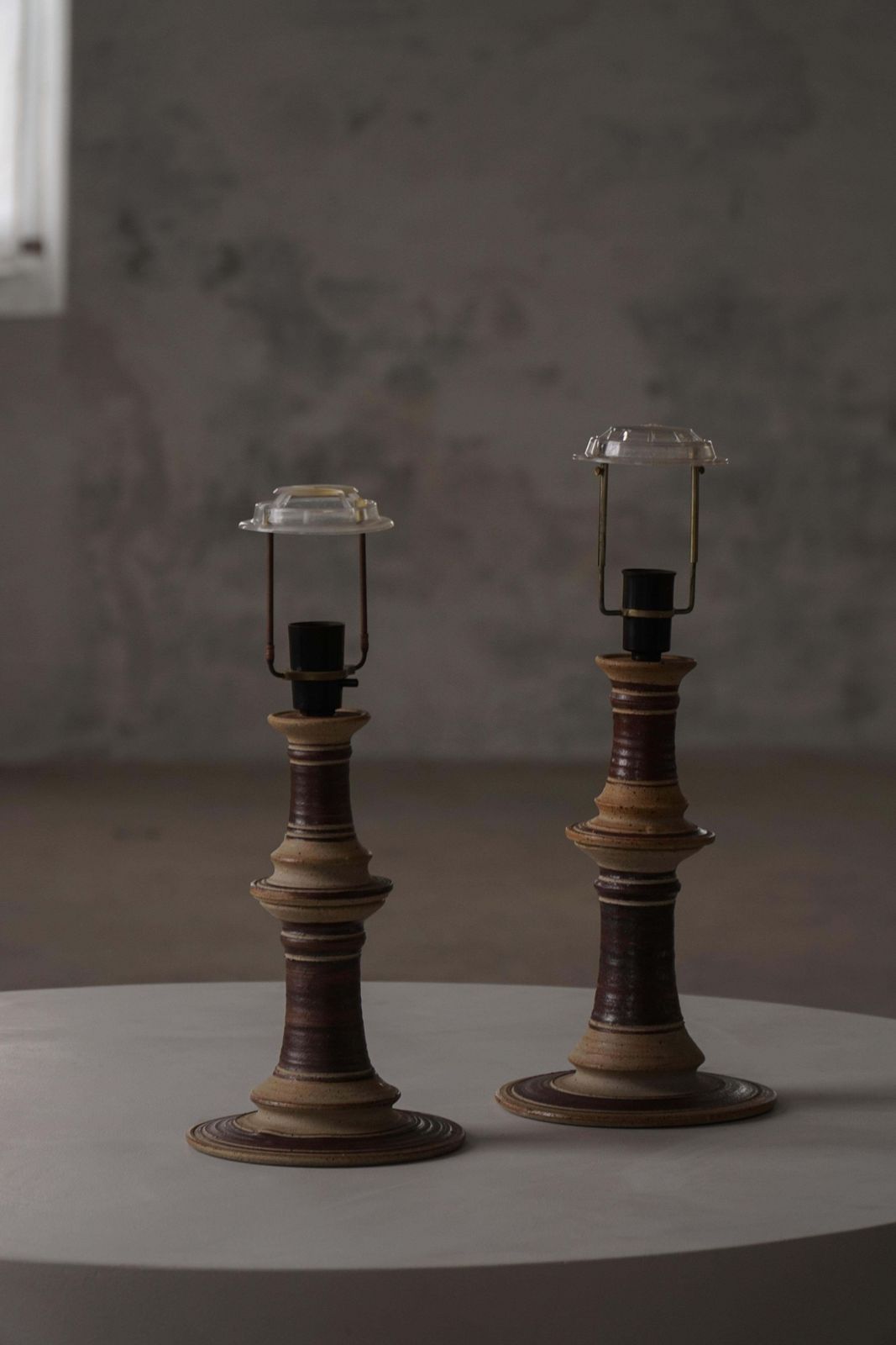 photo vinterior Mid Century Scandinavian Ceramic Table Lamp By Tue Poulsen, Denmark, 1970s