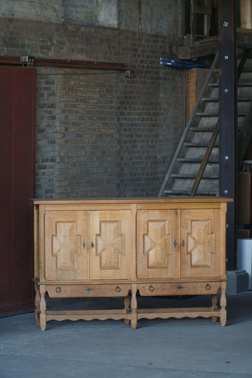 Henning Kjærnulf, Oak Sideboard, Danish Mid Century, Nyrup Møbelfabrik, 1960s photo for sale