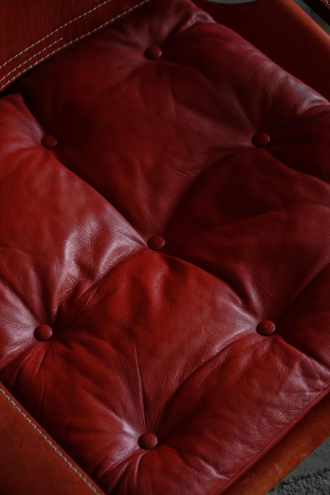 photo furniture Pair Of Sirocco Chairs In Rosewood & Red Leather, Arne Norell, Ab Aneby, 1960s