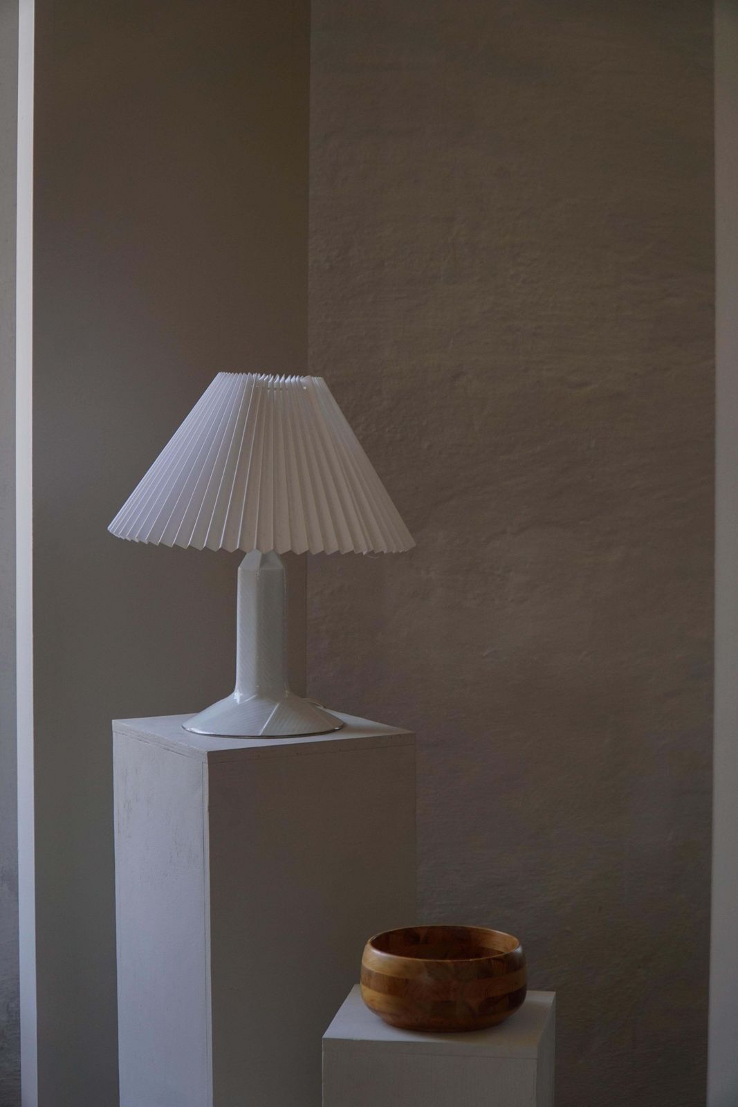 Danish Modern, Royal Copenhagen “Luciana” Porcelain Table Lamp, Denmark, 1980s photo furniture