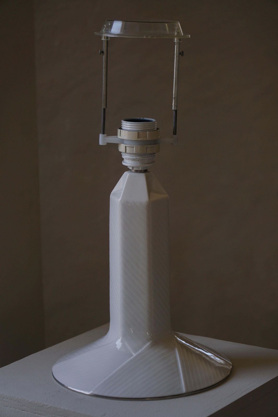 Danish Modern, Royal Copenhagen “Luciana” Porcelain Table Lamp, Denmark, 1980s photo vinterior