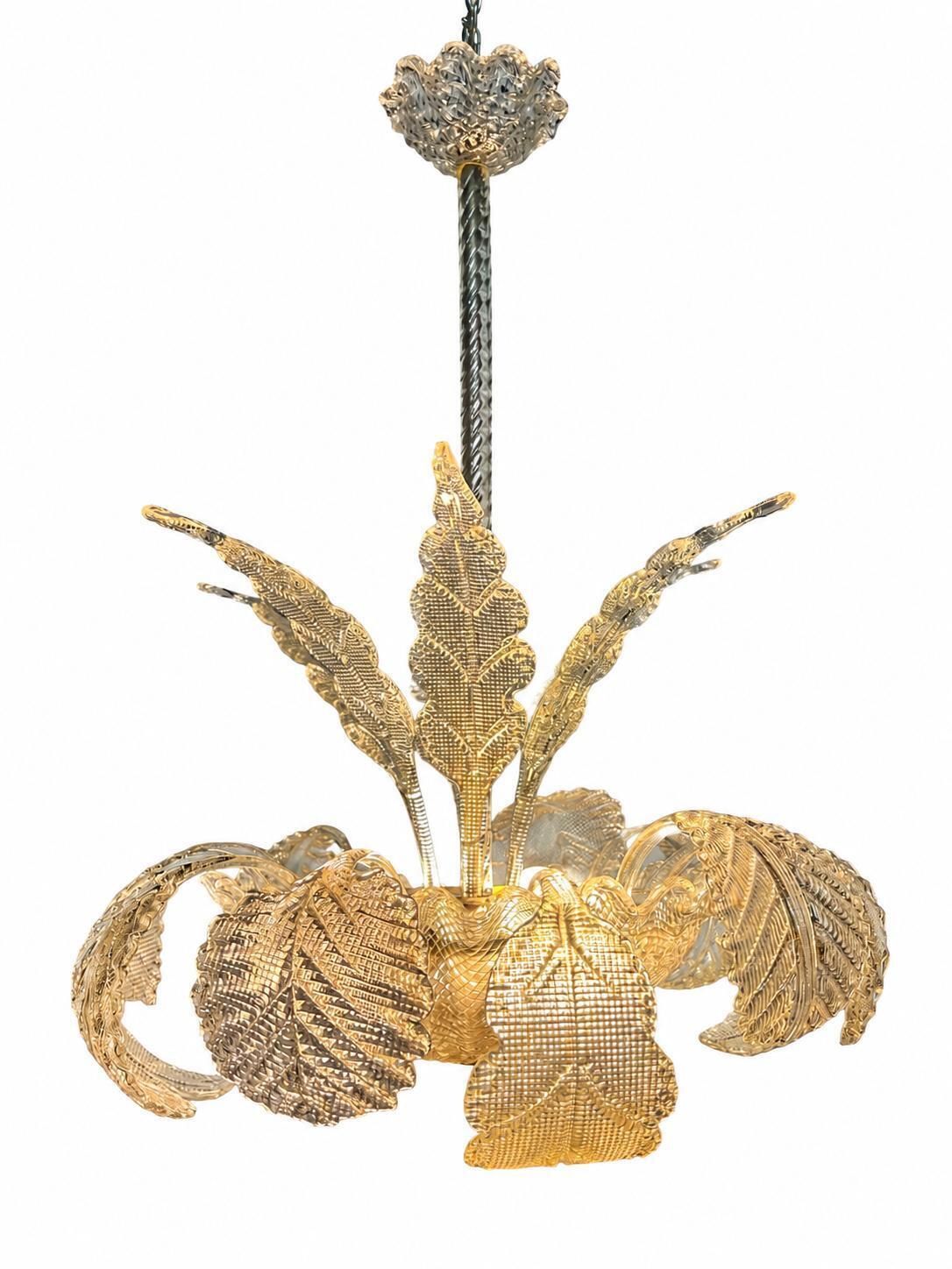 photo furniture Murano Chandelier By Barovier, 1940s