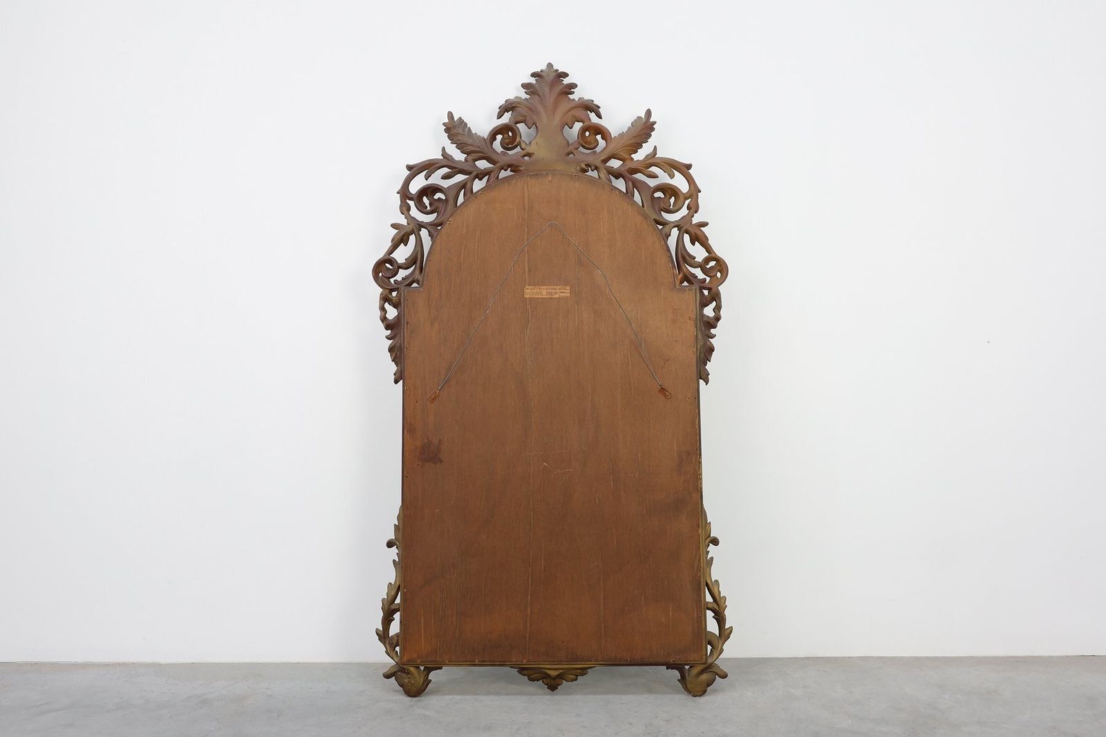 Large 20th Century Baroque Gilt Mirror By Deknudt, Belgium, 1960s photo 2075.0