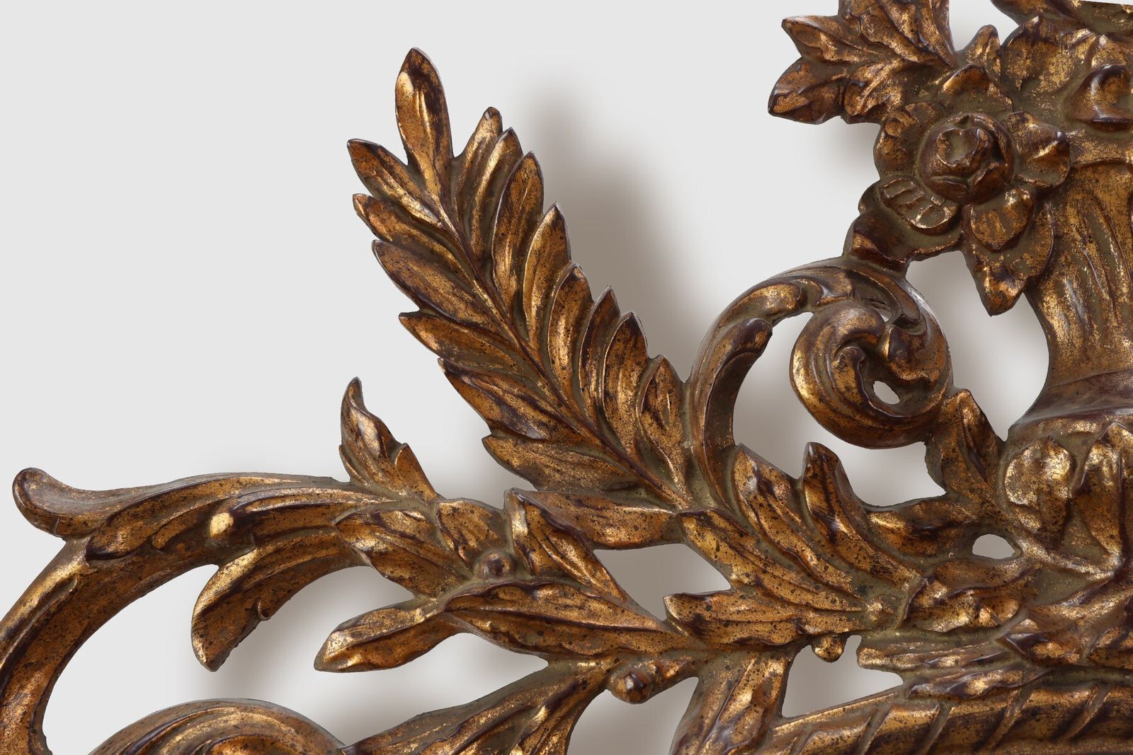 photo furniture Large 20th Century Baroque Gilt Mirror By Deknudt, Belgium, 1960s