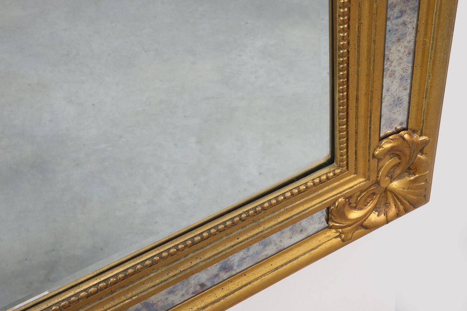 20th Century Baroque Gilt Mirror By Deknudt, Belgium, 1960s photo buy