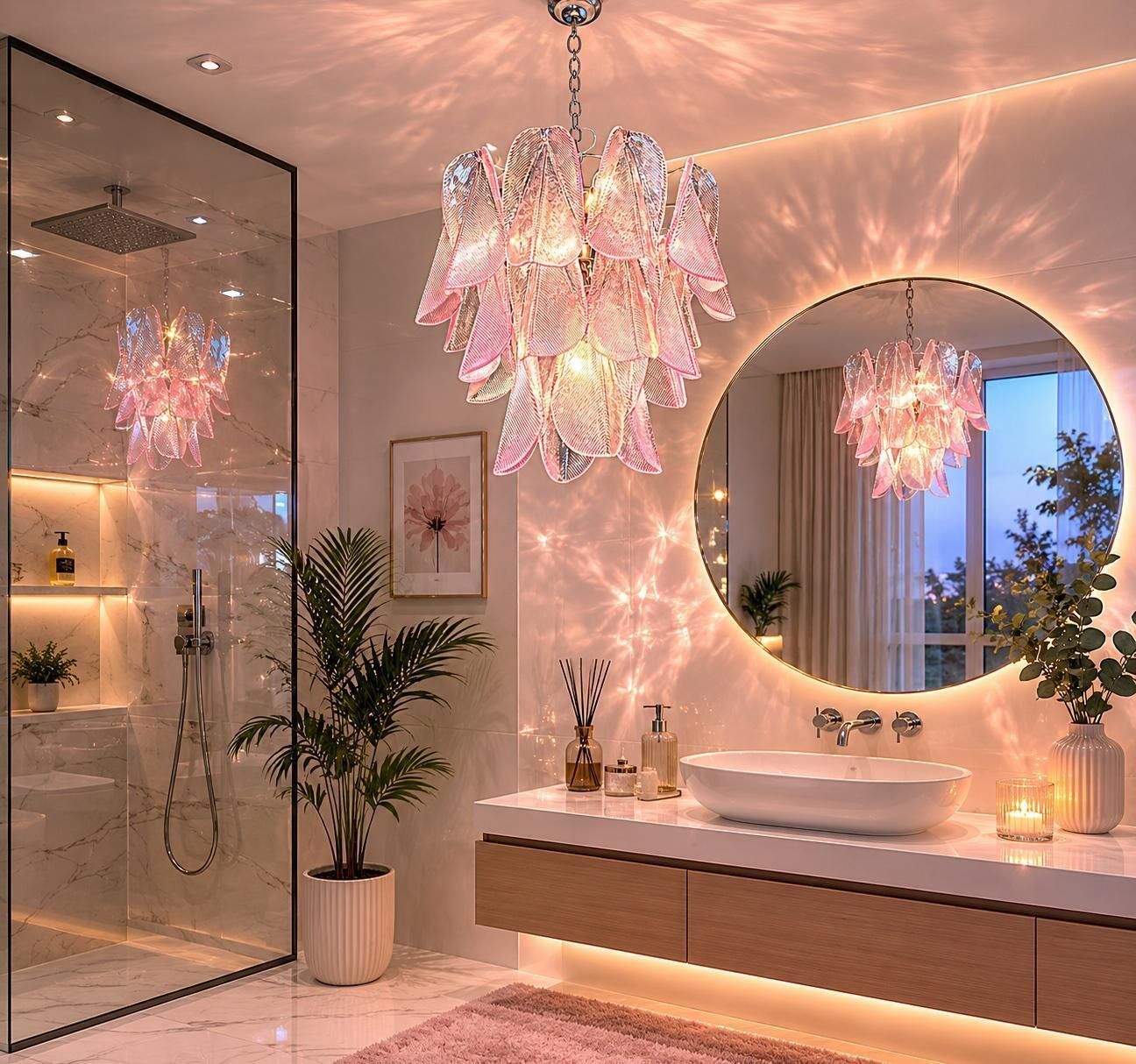 photo furniture Italian Murano Chandelier