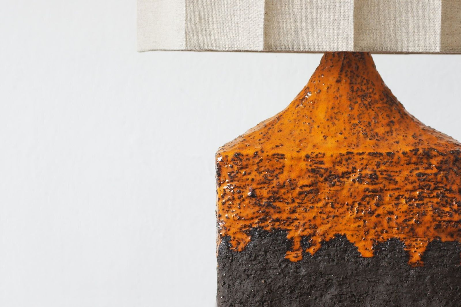 Brutalist Ceramic Lamp, 1970s photo furniture
