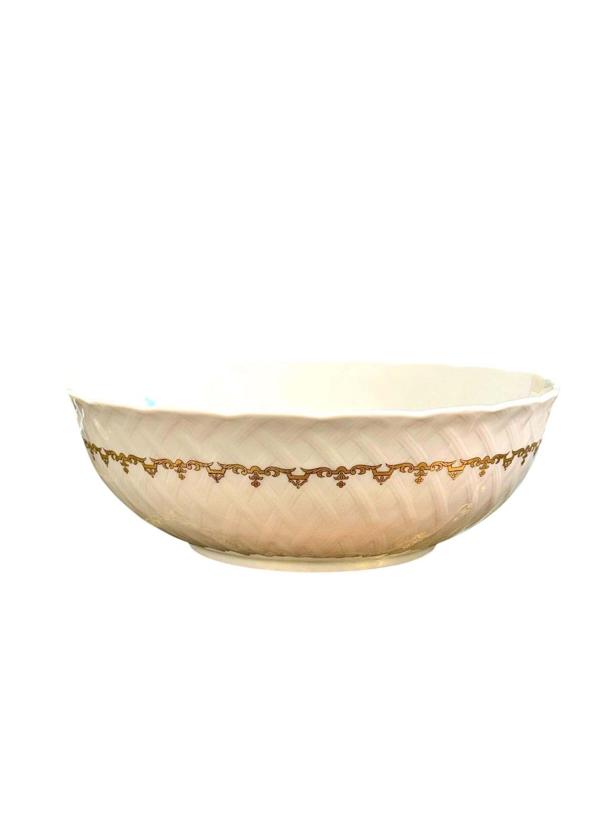 52 Piece Bernardaud Limoges “Rimbaud” Gilt Fine Porcelain Service photo 2485.0