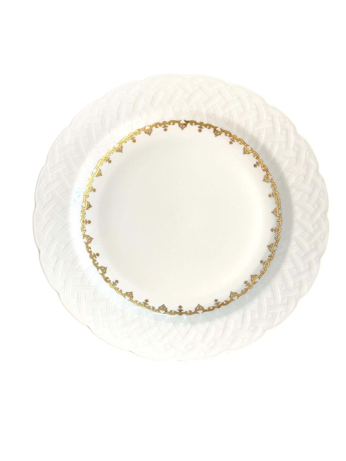 52 Piece Bernardaud Limoges “Rimbaud” Gilt Fine Porcelain Service photo vinterior