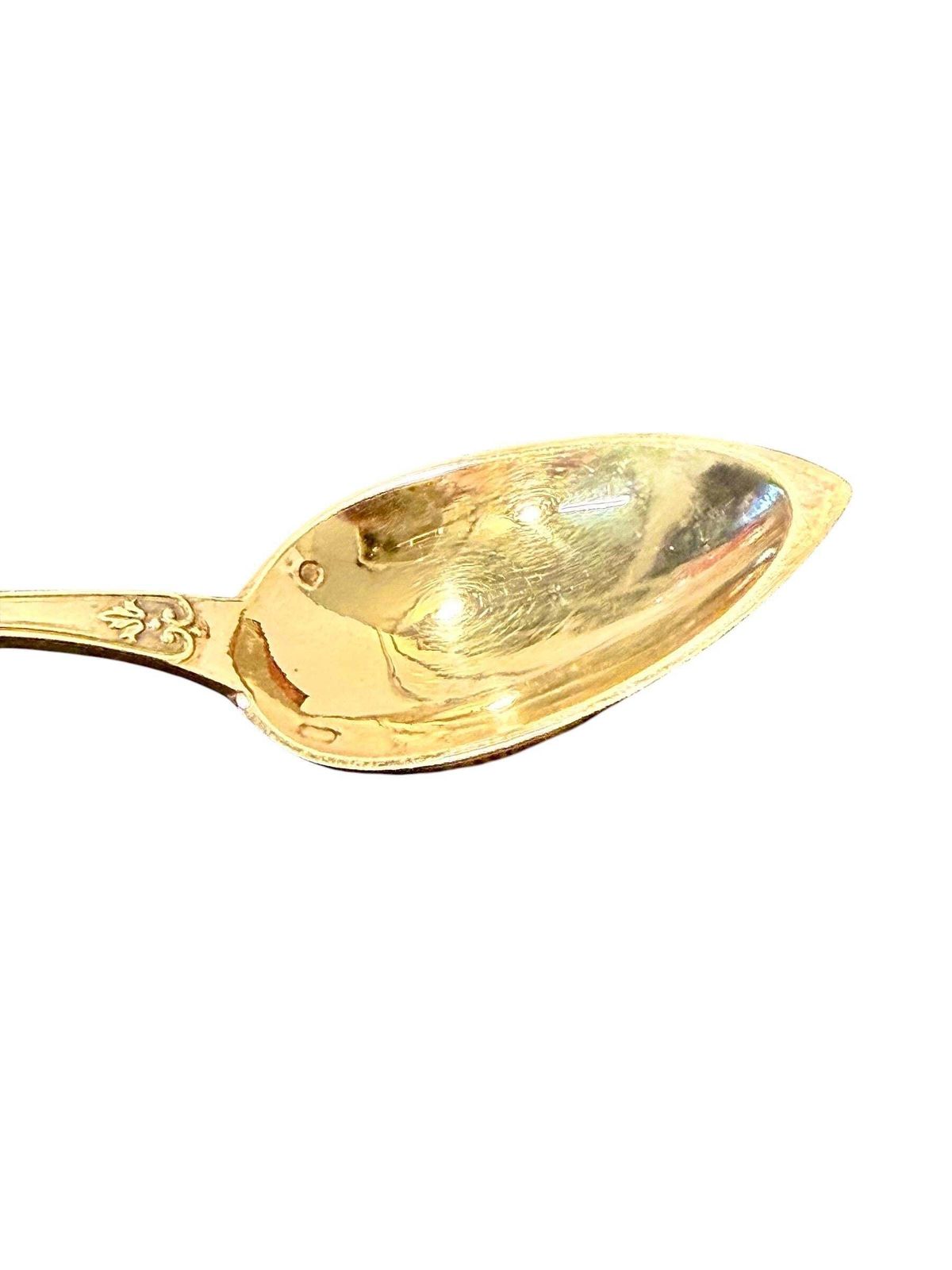 Home Decor French Vermeil Tea Spoons, Vieillard Hallmark, C. 1819–1838 photo