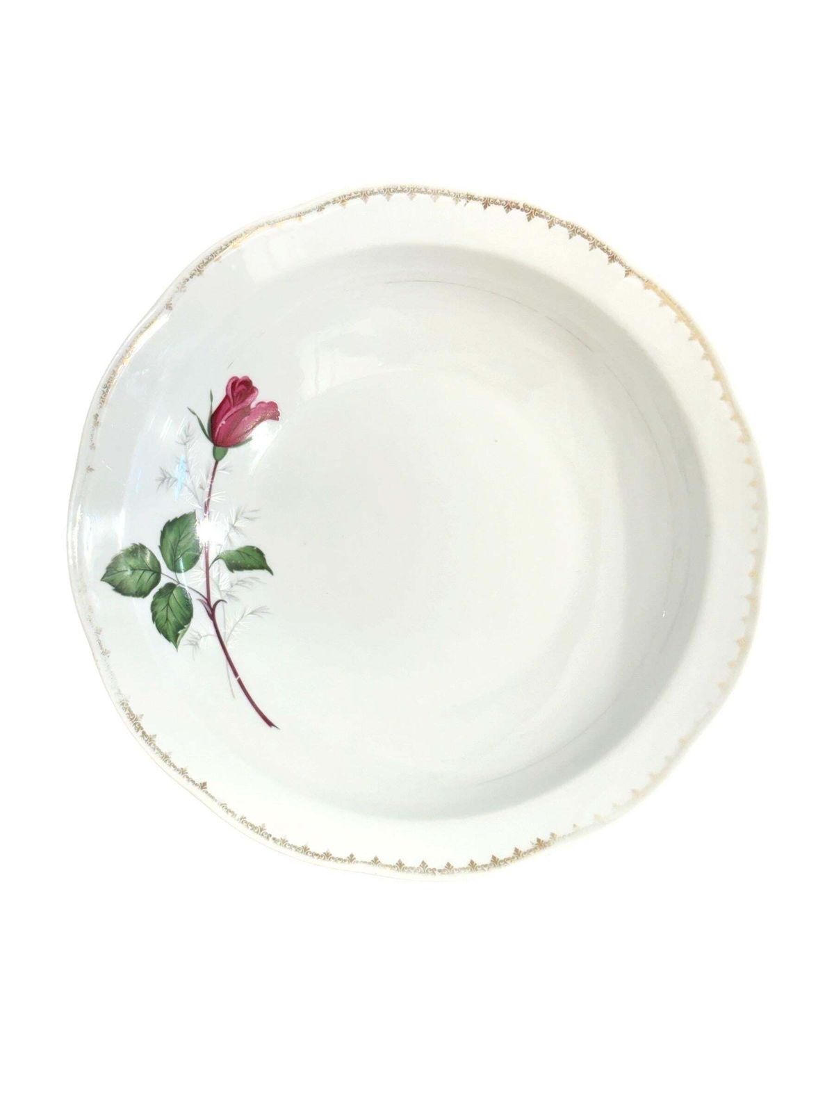photo furniture French Porcelain Dinner Service With Rose Motif, 45 Pieces