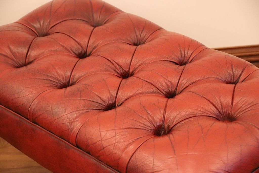 Chesterfield Vintage Footstool photo vintage