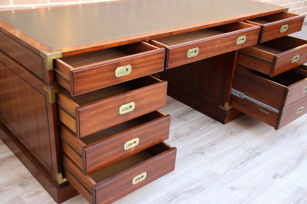 photo for sale Directors Campaign Pedestal Desk