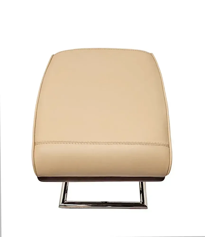 A Gorgeous Art Deco Design Chrome And Leather Stool photo 648.0