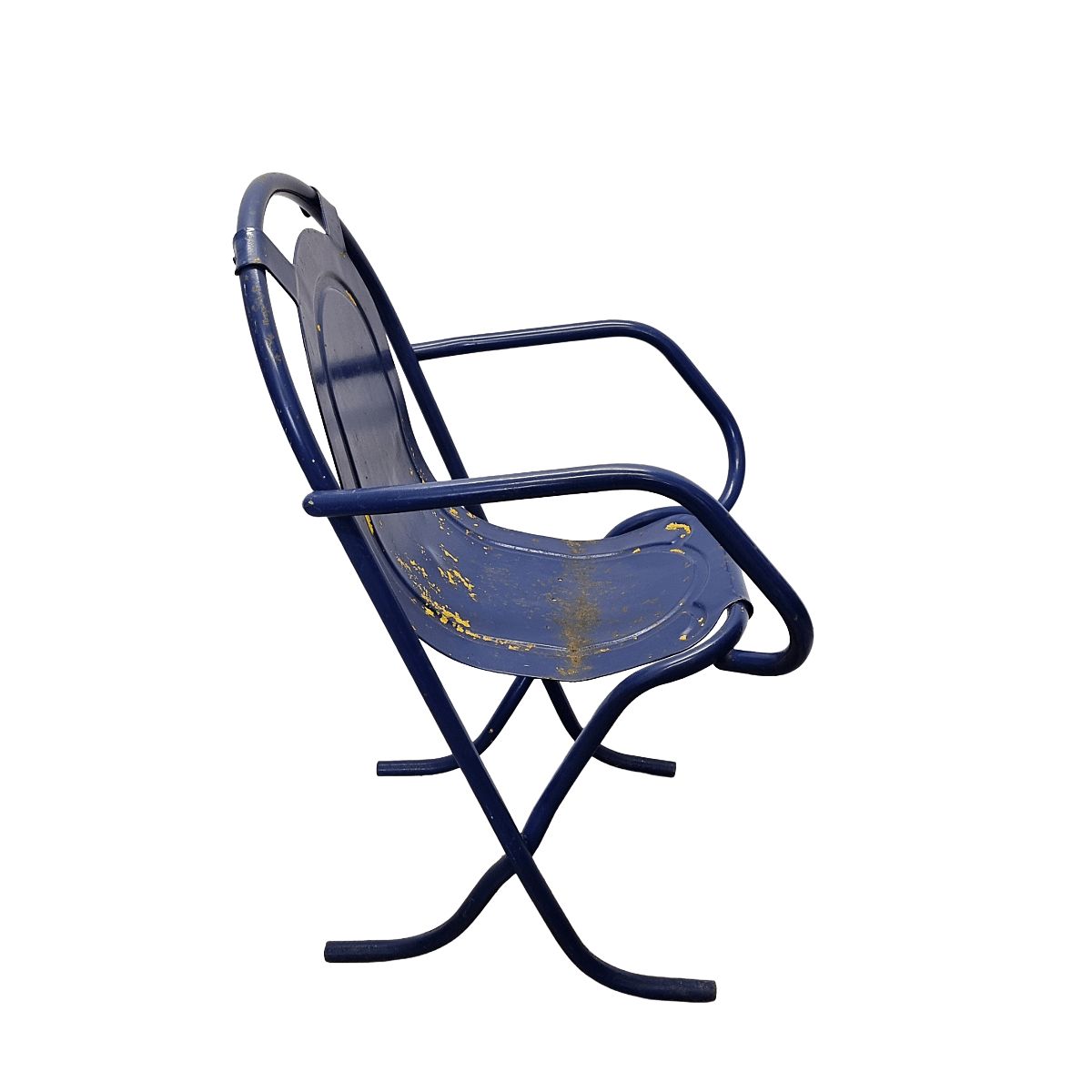 Vintage Harry Sebel Stak A Bye Chair Blue, 1950s