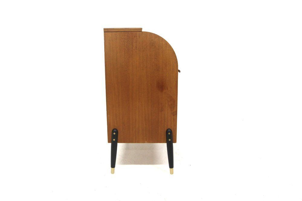 Secrétaire scandinave en teck, Bröderna Gustafssons, Suède, 1950 photo Mobilier