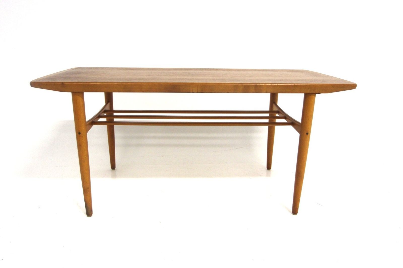 Table basse scandinave en teck, Suède, années 1950 photo Mobilier
