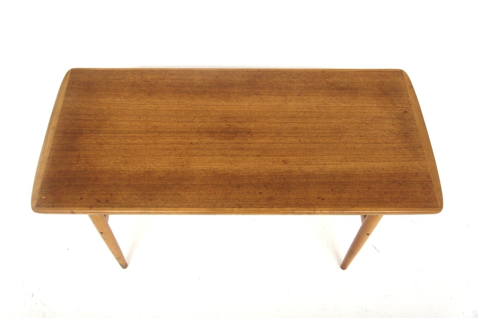 Table basse scandinave en teck, Suède, années 1950 photo vinterior