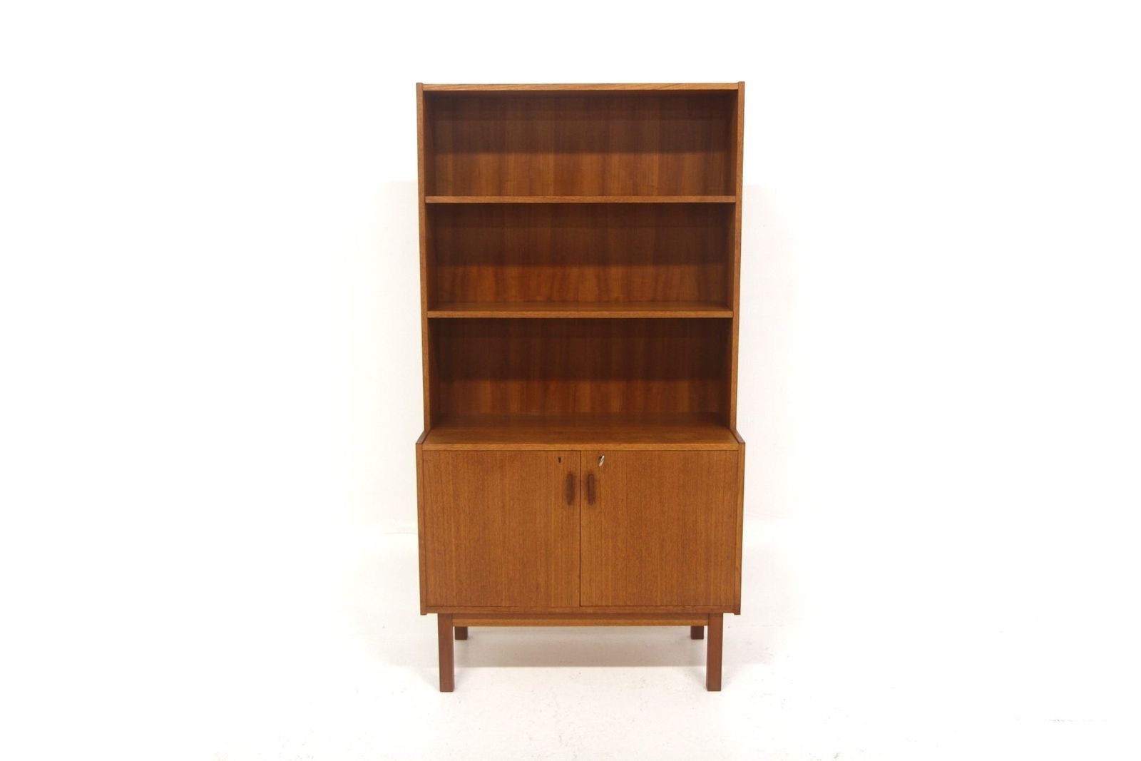 Bibliothèque scandinave en teck, Suède, 1960 photo for sale