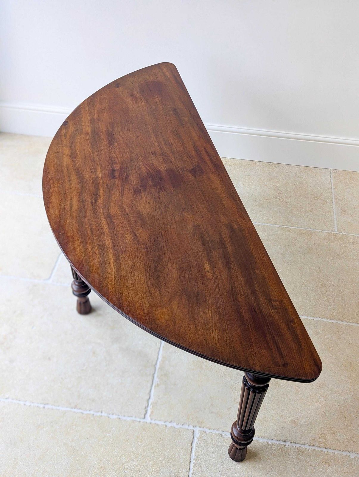 photo vintage Antique Victorian Mahogany Console Table C.1870