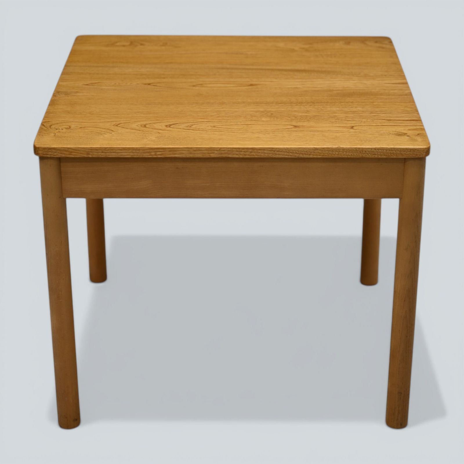 Ercol Side Coffee Supper Table Square Vintage Light Finish Free Uk Delivery photo furniture