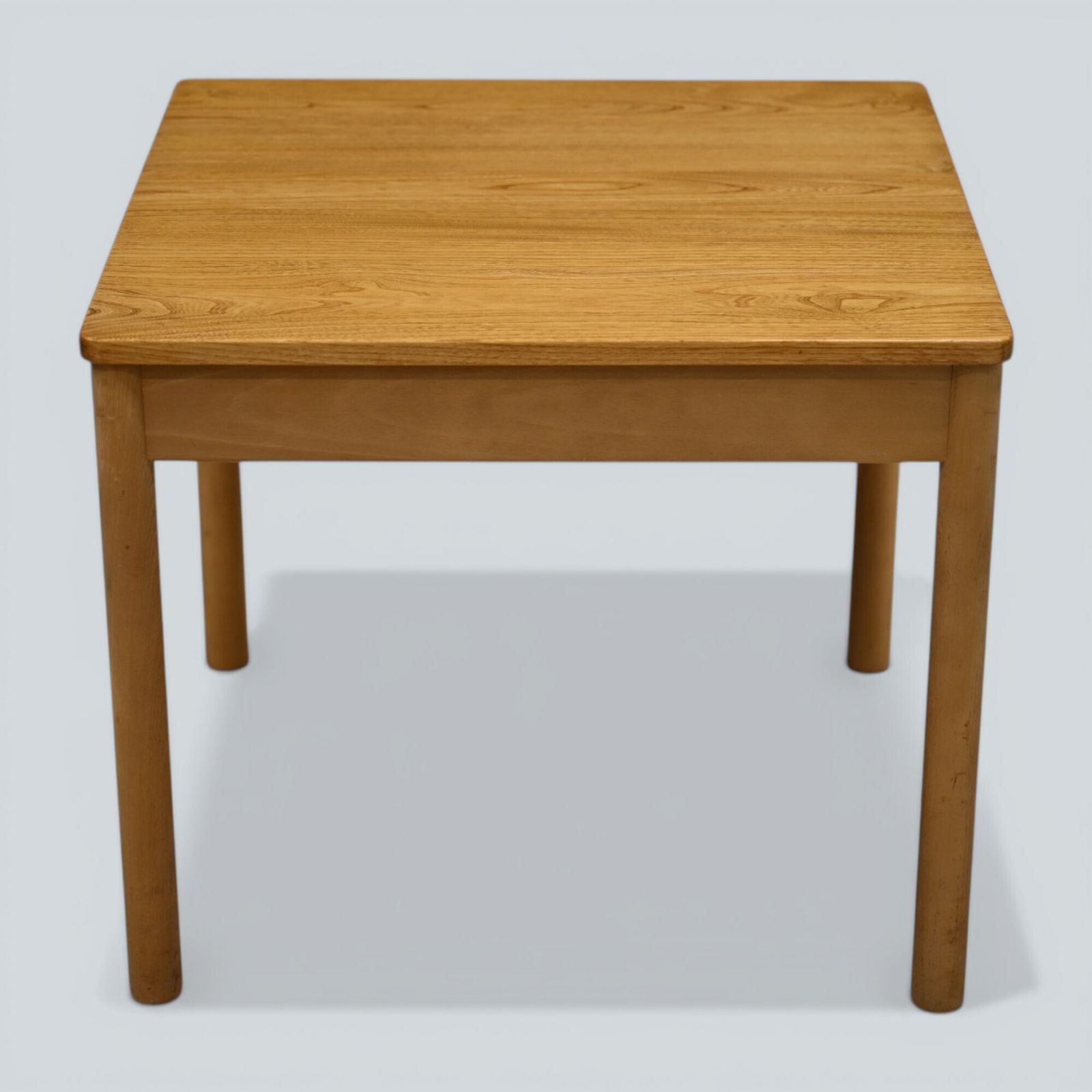 Ercol Side Coffee Supper Table Square Vintage Light Finish Free Uk Delivery photo 247.0