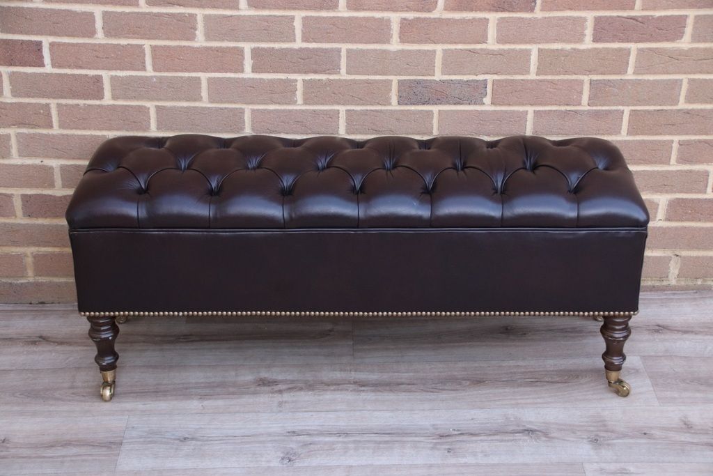 Chesterfield Ottoman photo for sale