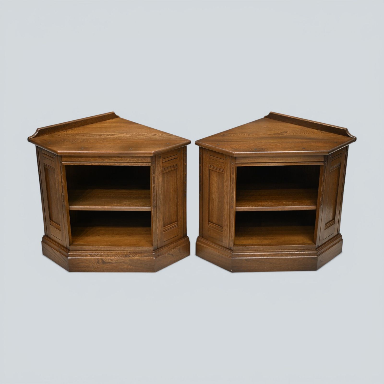 Ercol Entertainment Cabinets 5 Piece Corner Modular Golden Dawn Free Uk Delivery photo buy