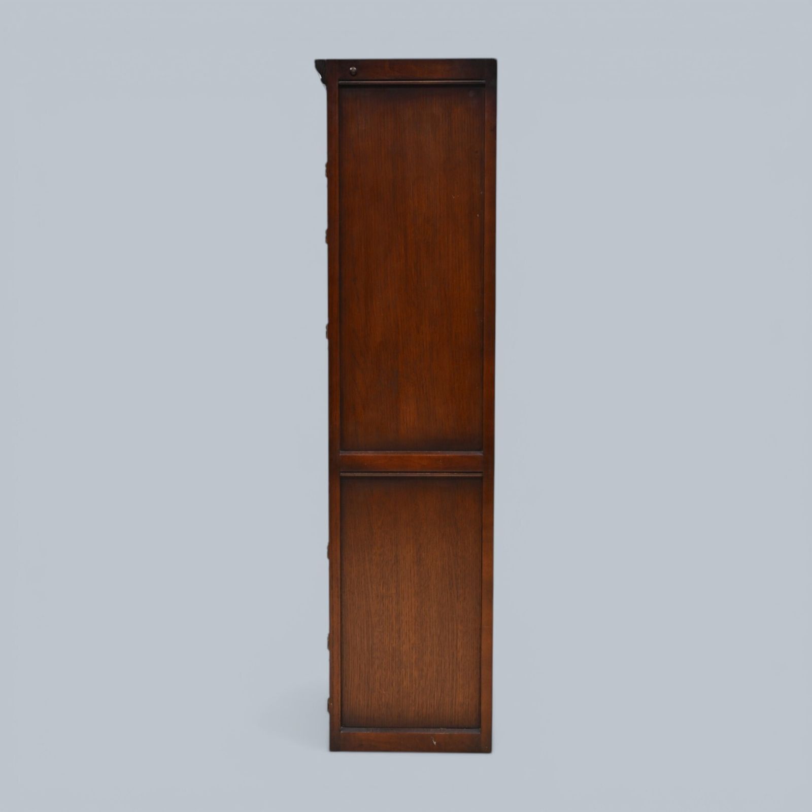 Old Charm Wall Top Unit Bookcase Leaded Glass Display Cupboard Free Uk Delivery photo for sale