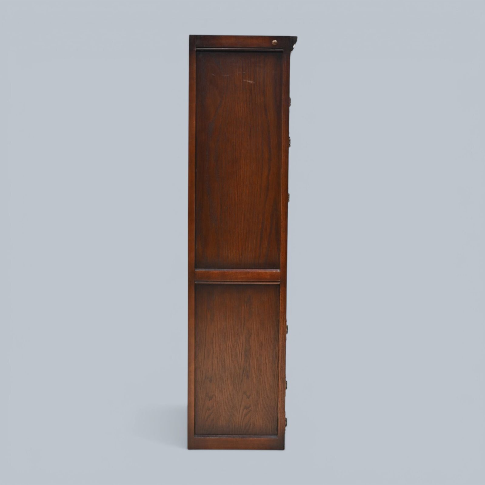 Old Charm Wall Top Unit Bookcase Leaded Glass Display Cupboard Free Uk Delivery photo buy