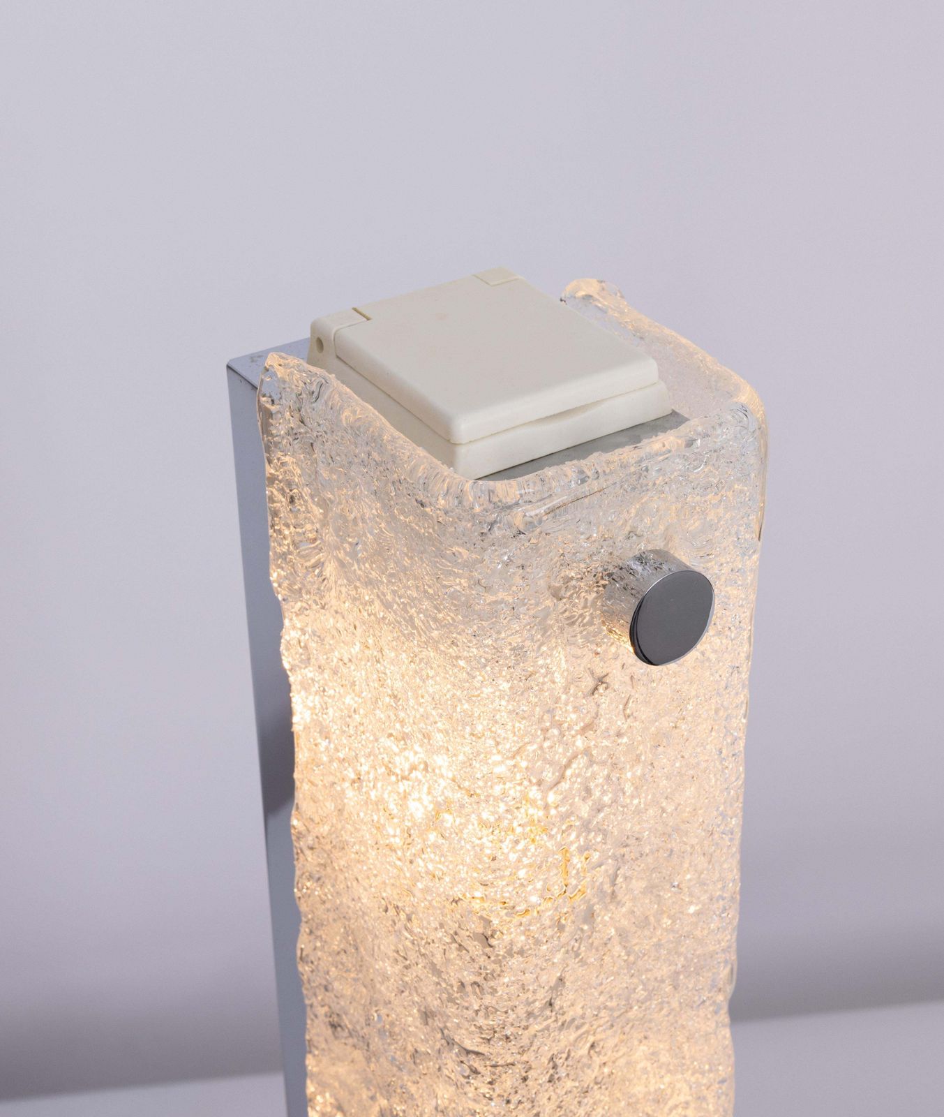 photo furniture Paar grote Murano glazen wandlampen, modernistisch, Duitsland, jaren 1960