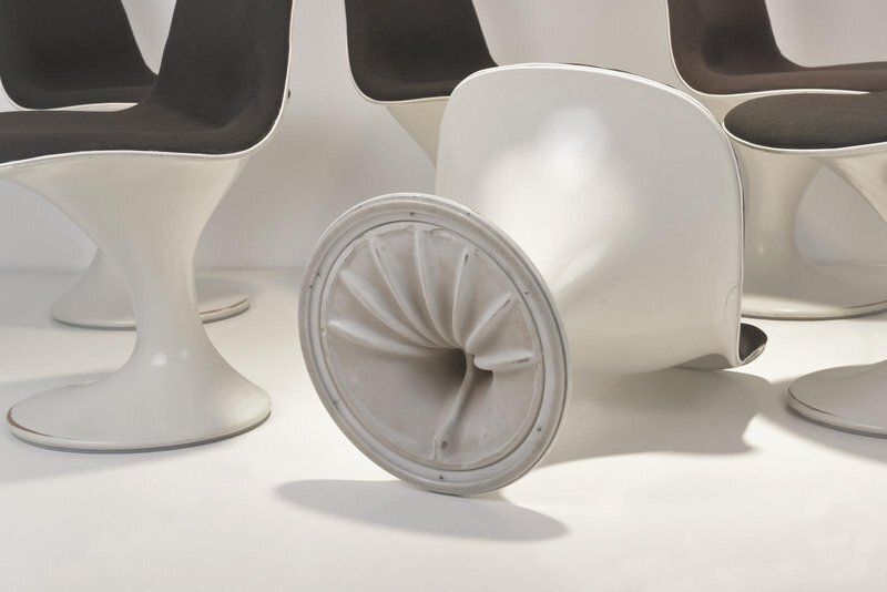 Furniture Swivel Chairs By Markus Farner + Walter Grunder For Vitra, 1965, Set Of 7 photo
