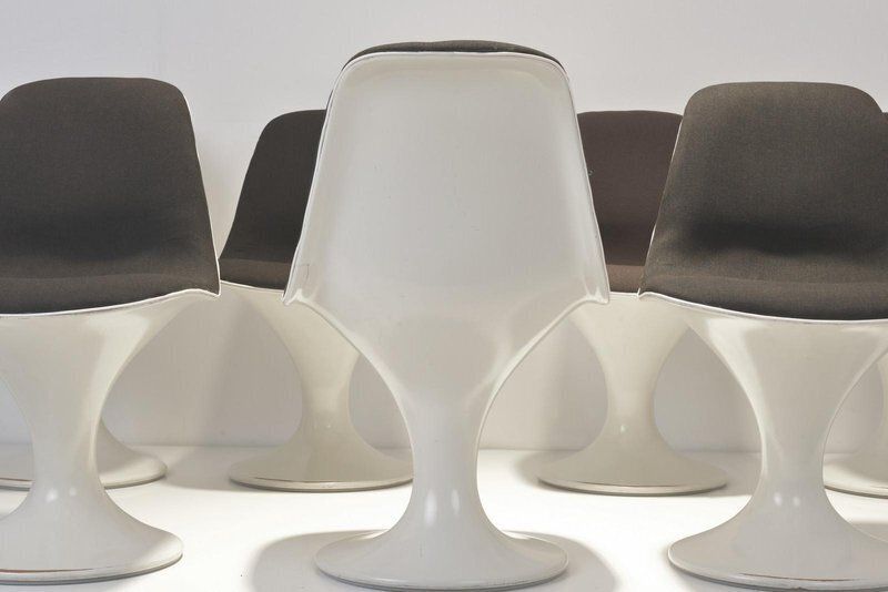 photo vinterior Swivel Chairs By Markus Farner + Walter Grunder For Vitra, 1965, Set Of 7