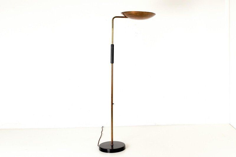Monumental Floor Lamp By Pavel Smethana, Czechoslovakia, 1930 photo furniture