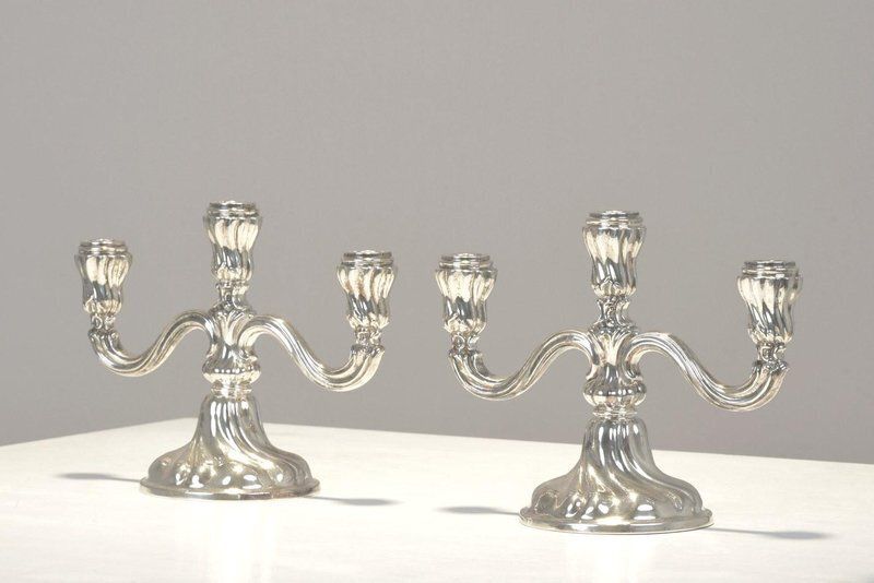 Silver 830/1000 Chandeliers, Germany, 1935, Set Of 2 photo furniture