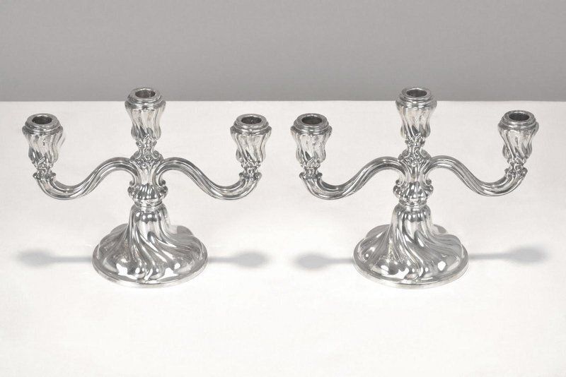 Silver 830/1000 Chandeliers, Germany, 1935, Set Of 2 photo 1935.0