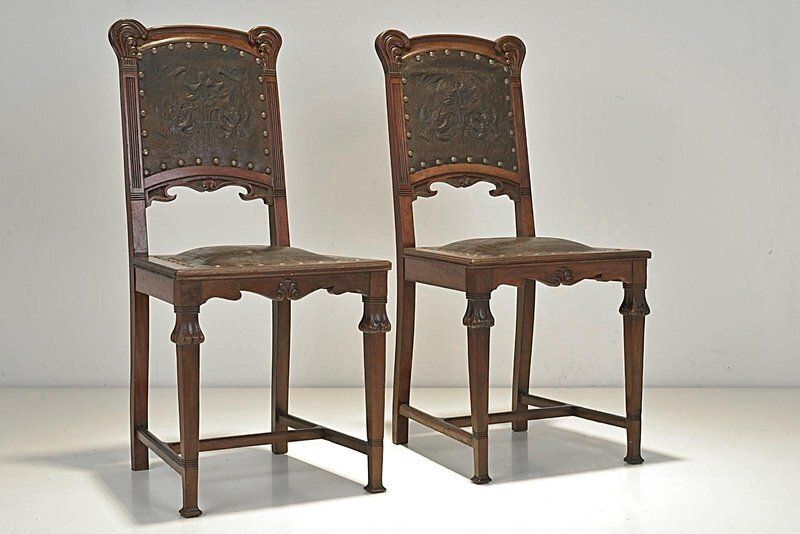 Art Nouveau Chairs, Germany, 1908, Set Of 2 photo for sale