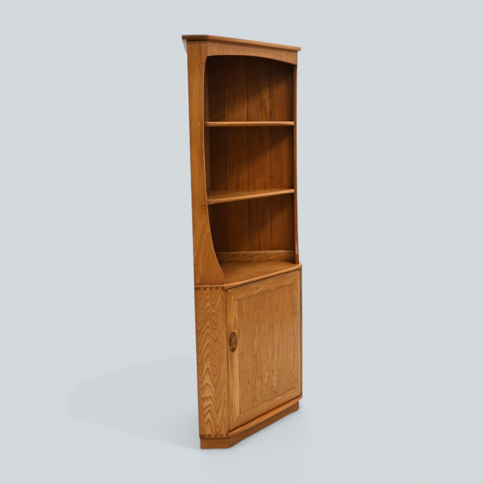 Genuine Ercol Windsor Corner Cabinet Light Finish Model 743 Free Uk Delivery photo vintage