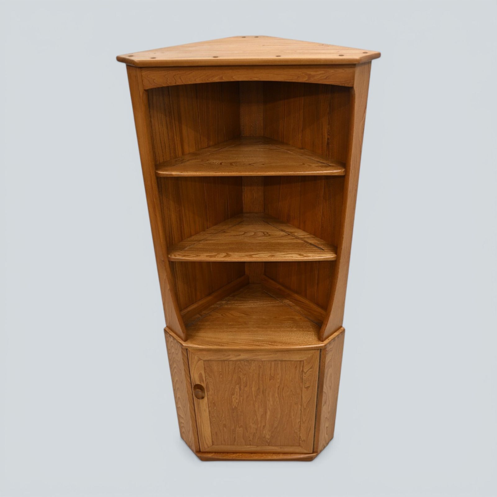 photo for sale Genuine Ercol Windsor Corner Cabinet Light Finish Model 743 Free Uk Delivery