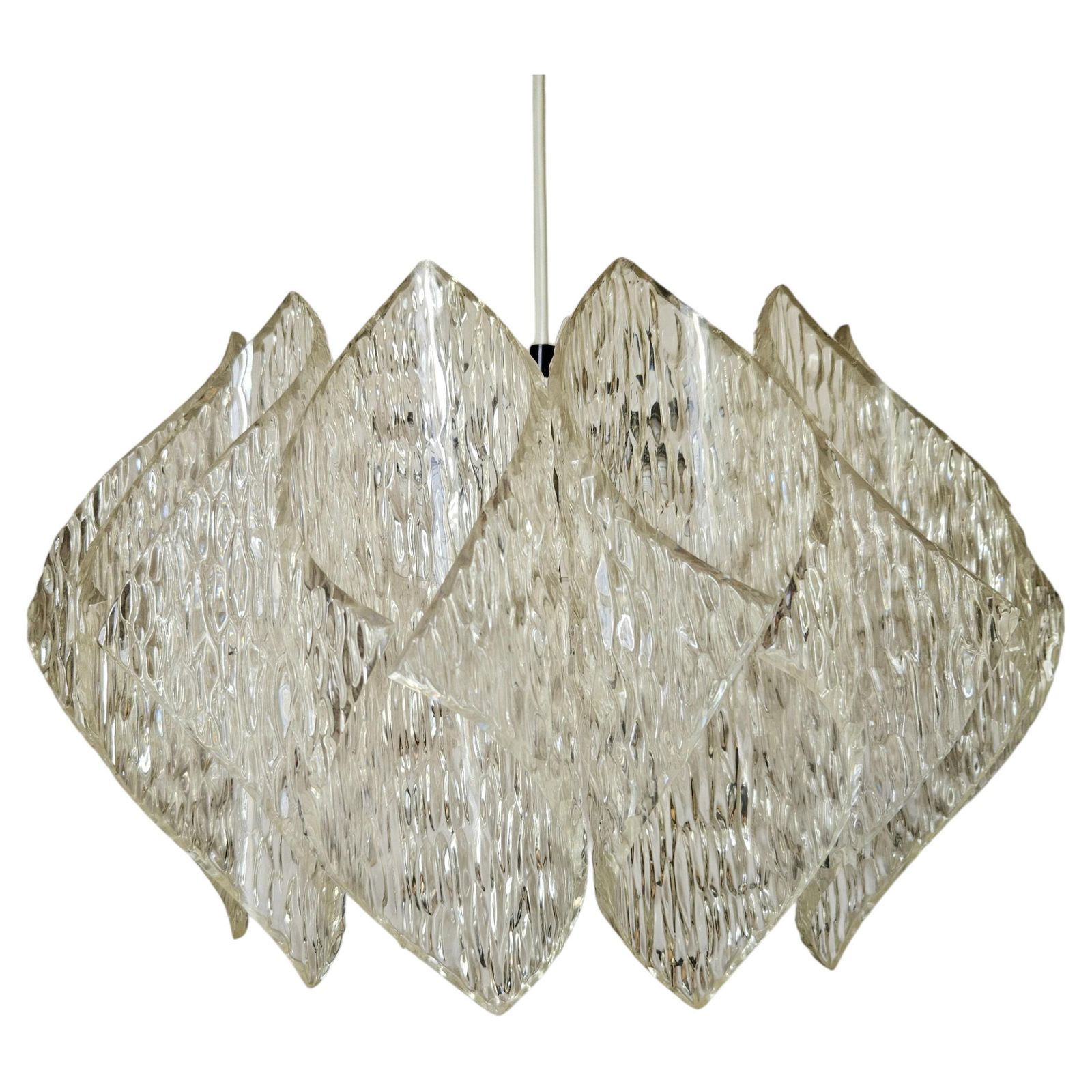 Zeldzame mid-century hanglamp, Duitsland, jaren 1970